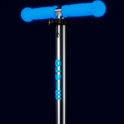 Micro Patinete Mini Deluxe Glow Led azul