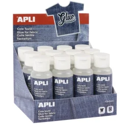 Apli Pegamento cola textil 80ml.