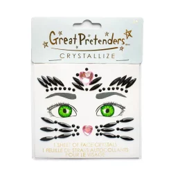 Great Pretenders Pegatinas faciales crystals gato negro