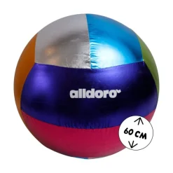 Alldoro Pelota gigante hinchable metalizada 60cm.