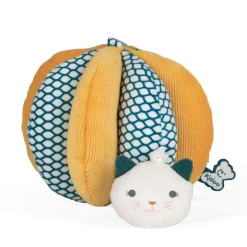 Kaloo Pelota tela agarre mostaza