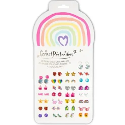 Great Pretenders Pendientes adhesivos arco iris love - 30 pares