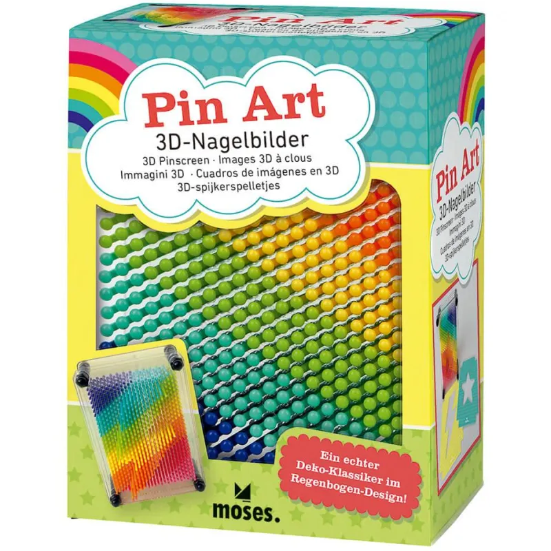 Moses Pin Art colores 3D