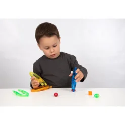 Tickit Pinzas translúcidas de colores 12 unidades