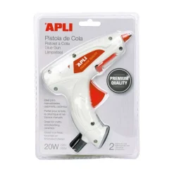 Apli Pistola de cola termofusible con 2 barras incluidas