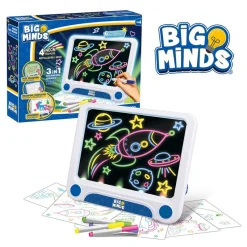 Big Minds Pizarra de dibujo Neón LED