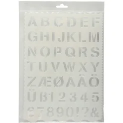 Creativ Company Plantilla letras y números 1 unidad