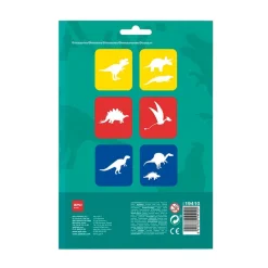 Apli Plantillas estarcir dinosaurios 6 unidades