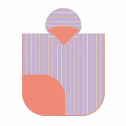 Quut Poncho toalla lavanda