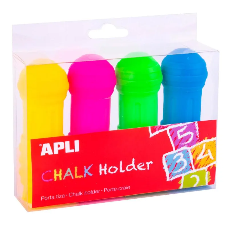 Apli Portatizas jumbo de colores 4 unidades