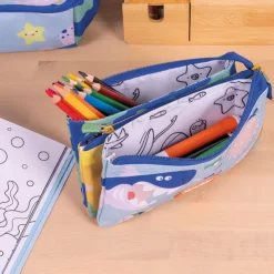 Milan Portatodo 5 compartimentos Blue Odyssey