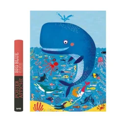 Londji Póster big blue ballena 30x40cm