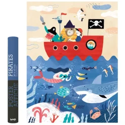 Londji Póster piratas 30x40cm