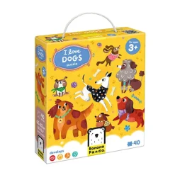Banana Panda Puzzle I love dogs 40 piezas