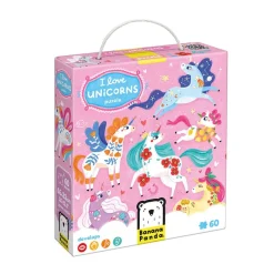 Banana Panda Puzzle I love unicorns 60 piezas