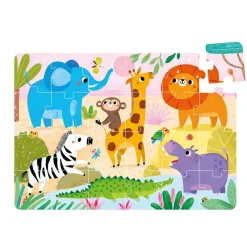 Banana Panda Puzzle wild jumbo safari 24 piezas