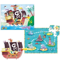 Goula Puzzle XXL piratas 48 piezas