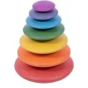 Tickit Rainbow buttons madera colores apilables