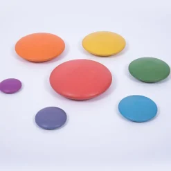 Tickit Rainbow buttons madera colores apilables