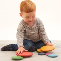 Tickit Rainbow buttons madera colores apilables