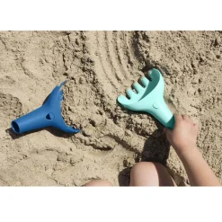 Quut Rastrillo y pala 2 en 1 Raki ocean