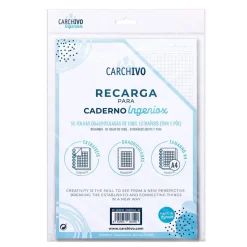 Carchivo Recambio bloc Ingeniox A4 cuadrícula 5x5 50hj 100gr