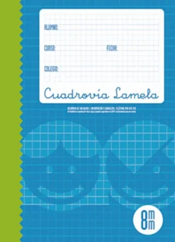 Lamela Recambio cuarto cuadrovía 8mm. 100 hojas 6 taladros