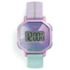 Djeco Reloj de pulsera digital prisma púrpura