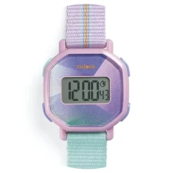 Djeco Reloj de pulsera digital prisma púrpura