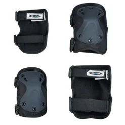 Micro Rodilleras y coderas talla M negro