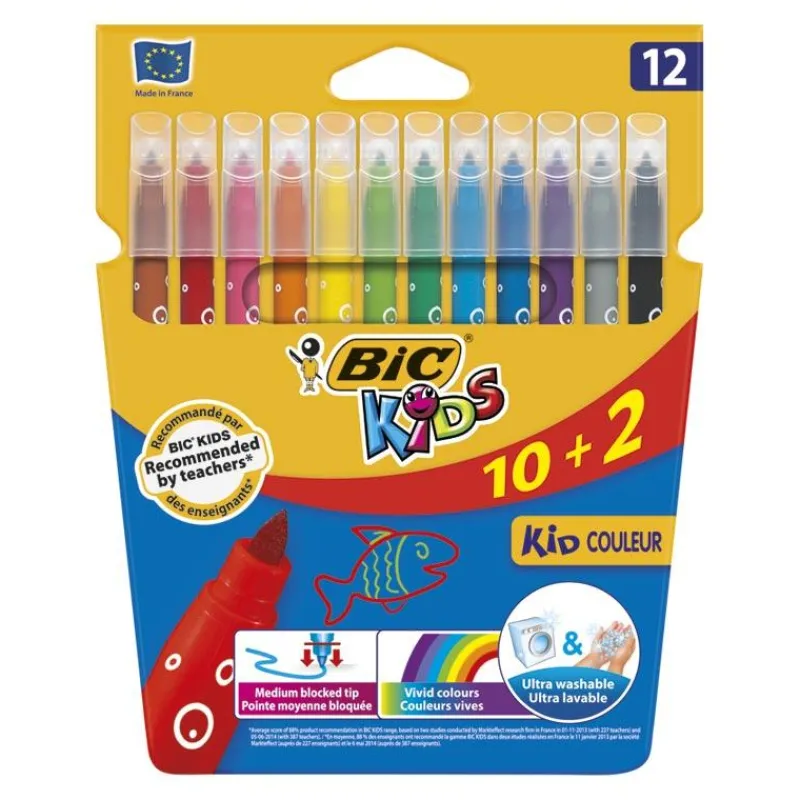Bic Rotulador 12 colores Kids