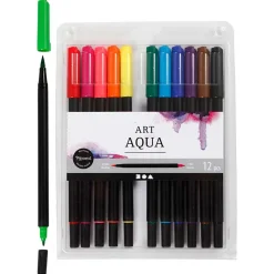 Creativ Company Rotulador acuarelable doble punta 12 colores