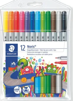 Staedtler Rotulador doble punta 12 colores