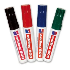 Edding Rotulador 800, permanente. Grosor de trazo 4 -12mm. Blíster