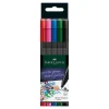 Faber castell Rotulador grip finepen 5 colores básicos
