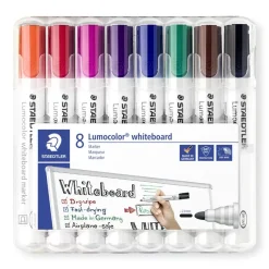 Staedtler Rotulador para pizarra blanca 8 colores Lumocolor