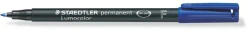 Staedtler Rotulador permanente Lumocolor punta fina azul