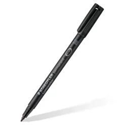 Staedtler Rotulador permanente Lumocolor punta media negro
