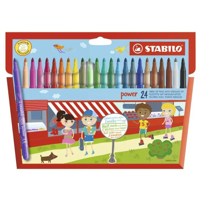 Stabilo Rotulador Power 24 colores