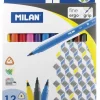 Milan Rotulador triangular 12 colores