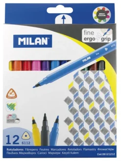Milan Rotulador triangular 12 colores
