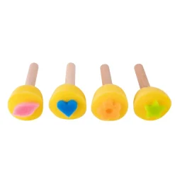 Apli Sellos de esponja con mango 4 unidades