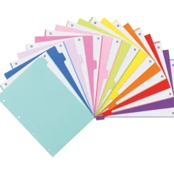 Oxford Separadores de colores tamaño A4 10 posiciones PP