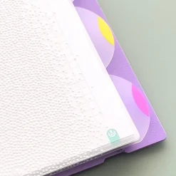 Carchivo Separadores PP bloc Ingeniox A4 neón 4 posiciones transparente