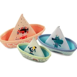 Lilliputiens Set 3 barquitos para baño Jungla