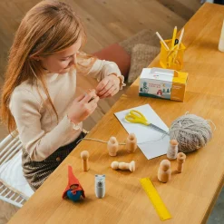 Loolipo Set 10 figuras madera fantasía 7cm formas variadas