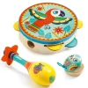 Djeco Set 3 instrumentos musicales de madera Animambo