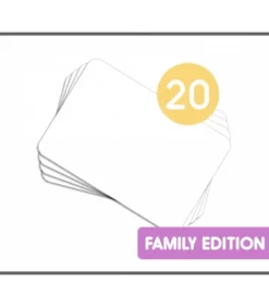 Set 20 Láminas Kamishibai Kids A4 en blanco DIY