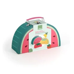 Vilac Set 3 maletas cartón diseño frutas Sarah Betz