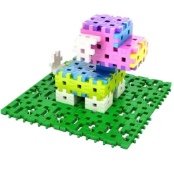 Meli Set 6 placas base basic color verde soporte construcciones